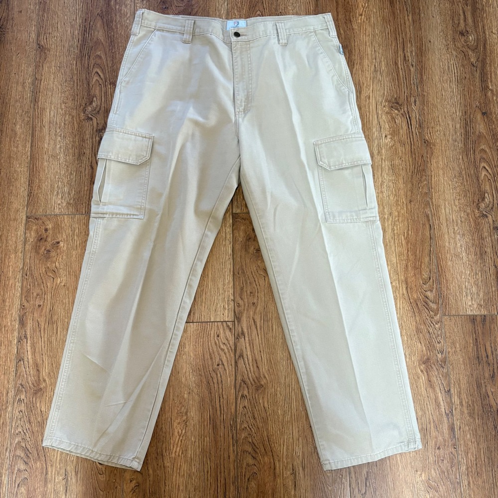Tyndale Amtex‎ FR Cargo Pants Mens 40x30 Khaki Flame Resistant USA Made utility
